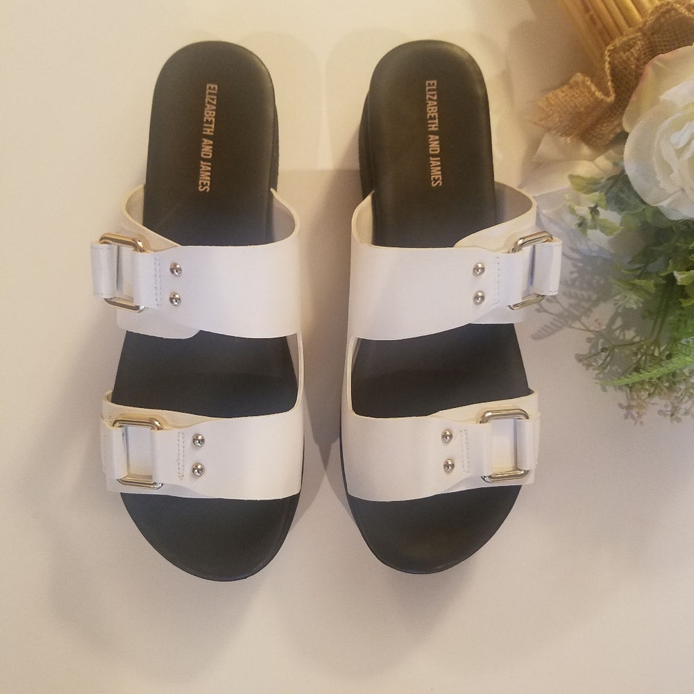 White Sandals, Size 9.5